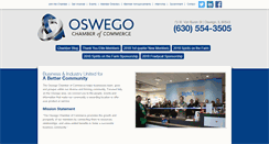 Desktop Screenshot of oswegochamber.org